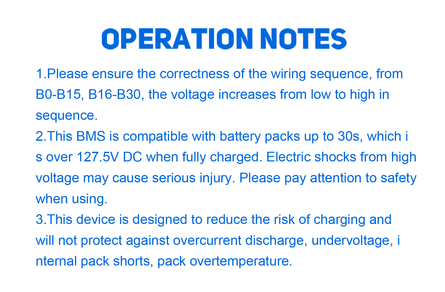 BMS battery protection